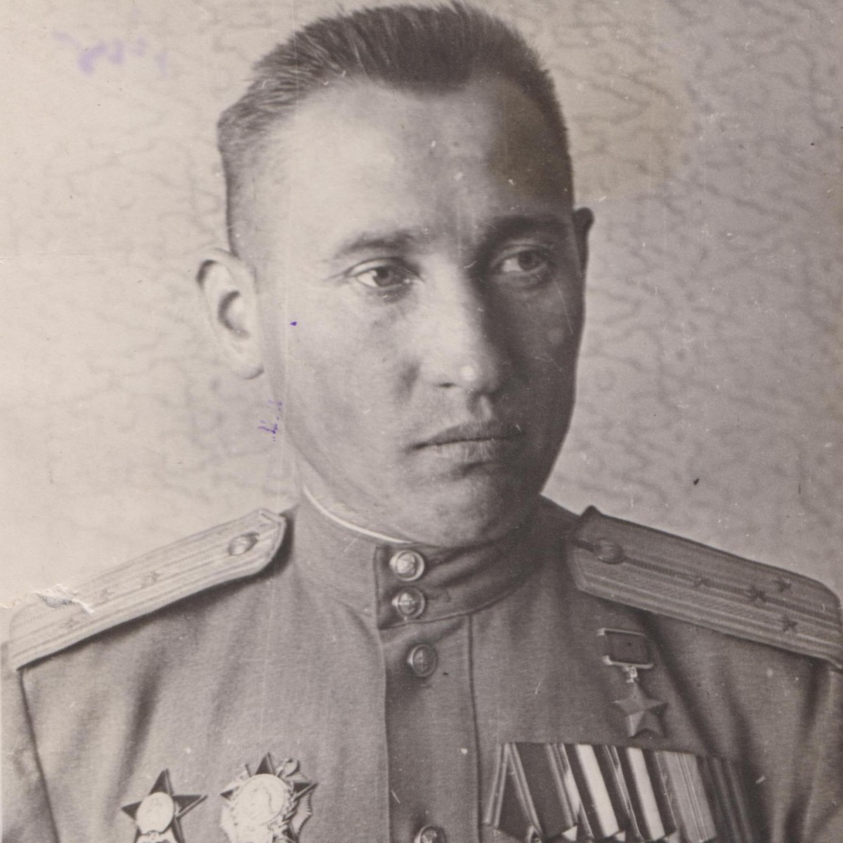 Photo of Hero of the Soviet Union I.G. Pokhlebaev