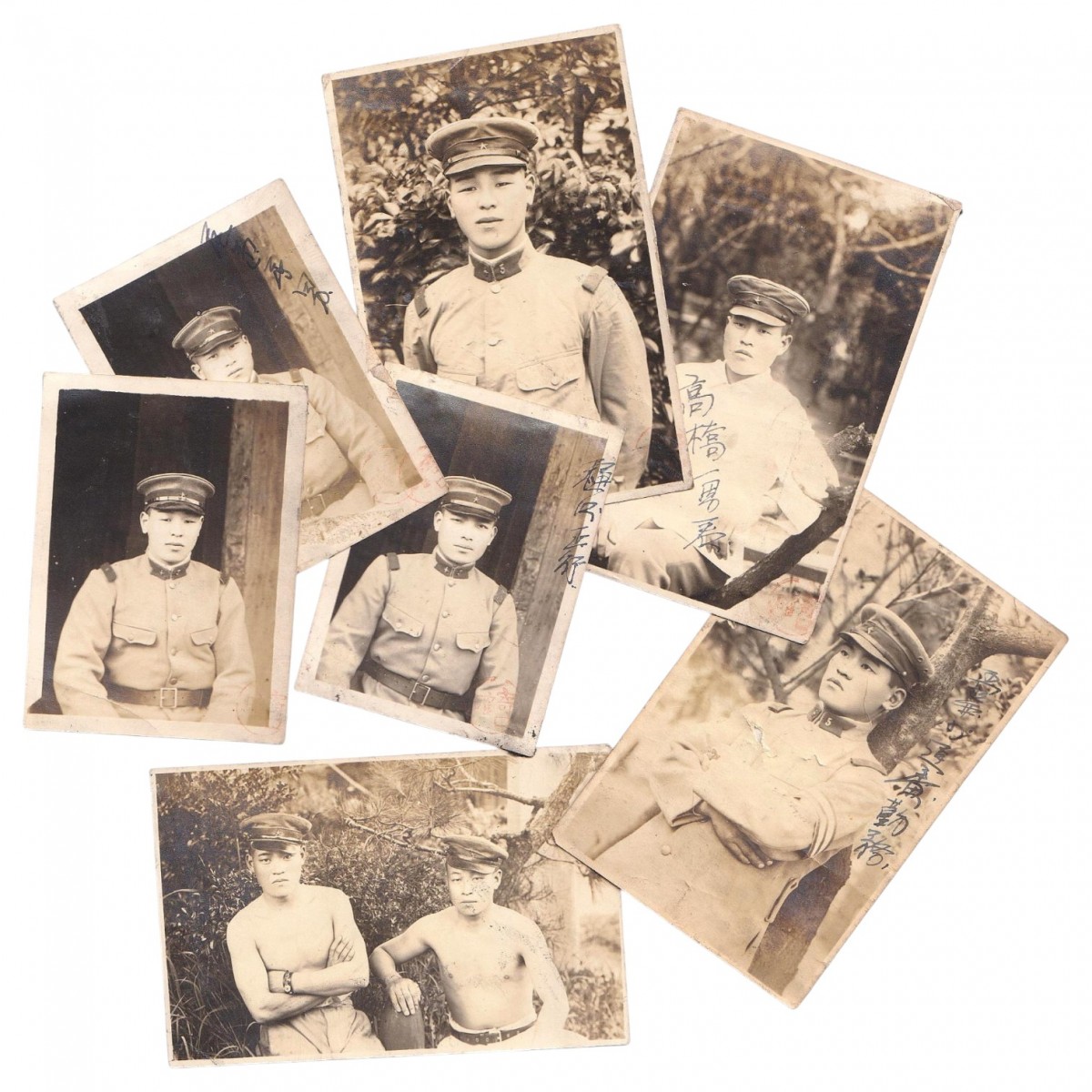 A lot of photos of Japanese soldiers from the WWII period