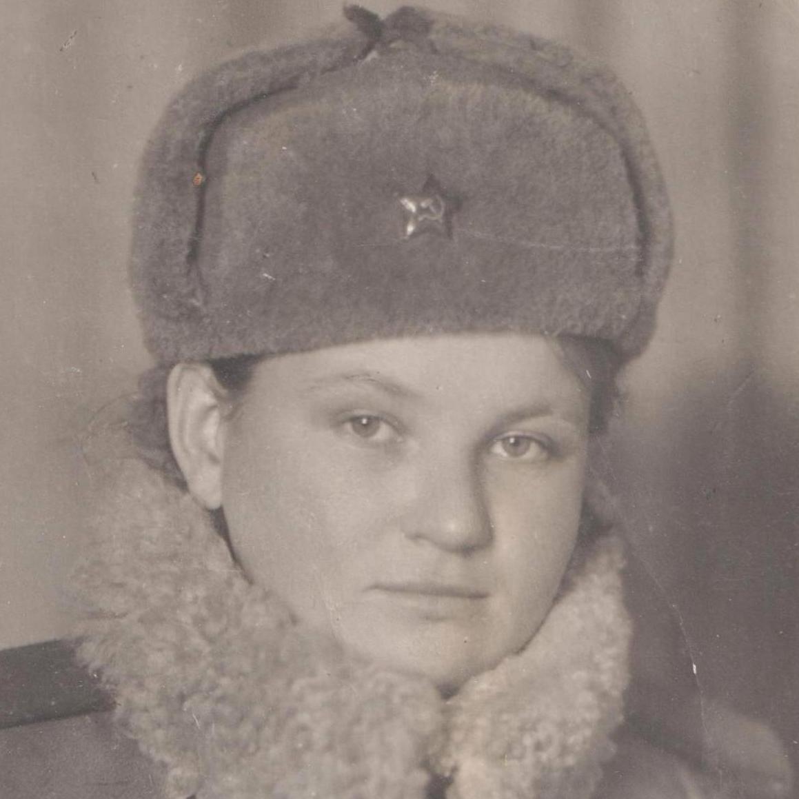 Photo of Red Army private Kirikova Nadezhda, 1944