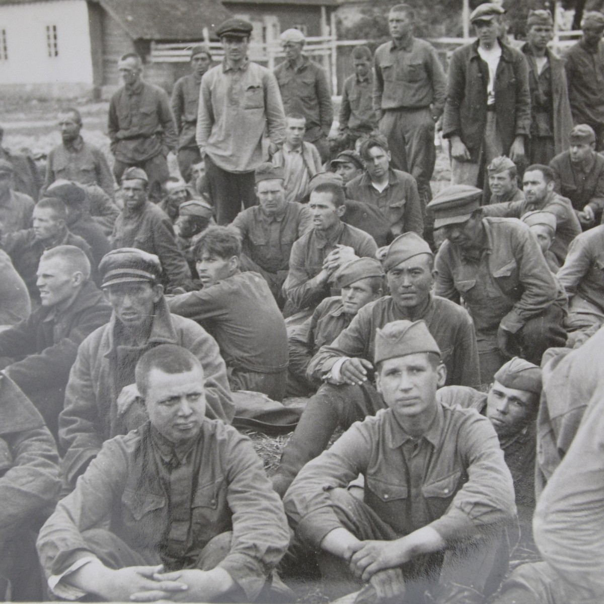 Photos of Soviet prisoners of war