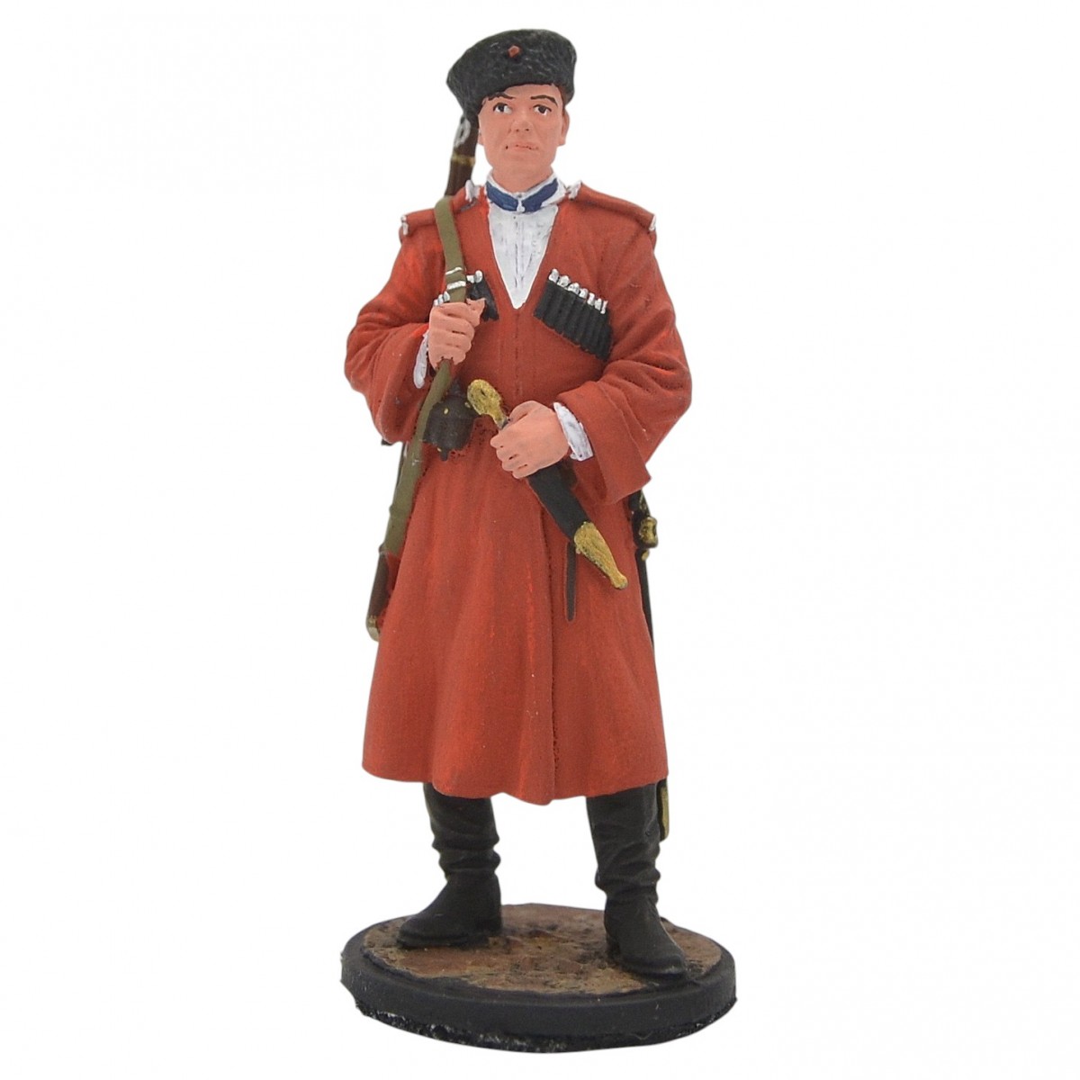 Tin soldier "Private of the Kuban Cossack units"