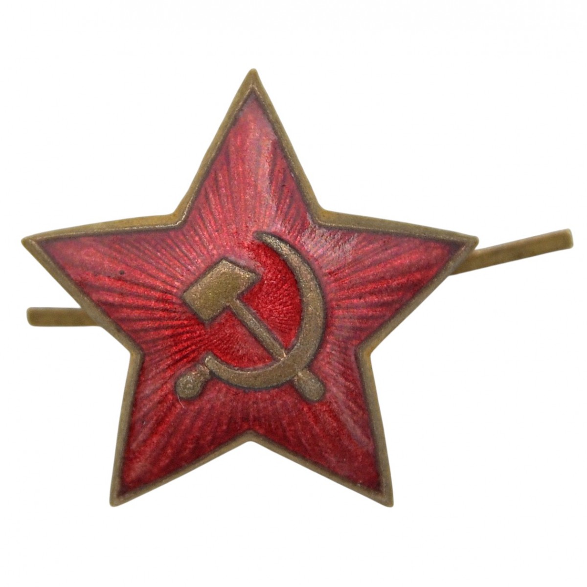 A star on the cap or cap of the 1955 model
