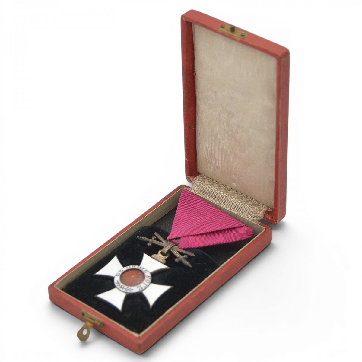 Bulgaria. Order of St. Alexander of the 5th century with swords in a case