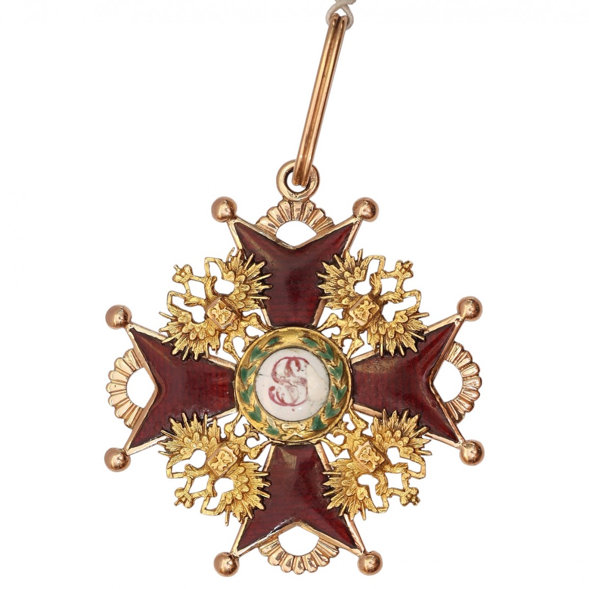 Badge of the Order of St. Stanislaus, 2nd class, Keibel