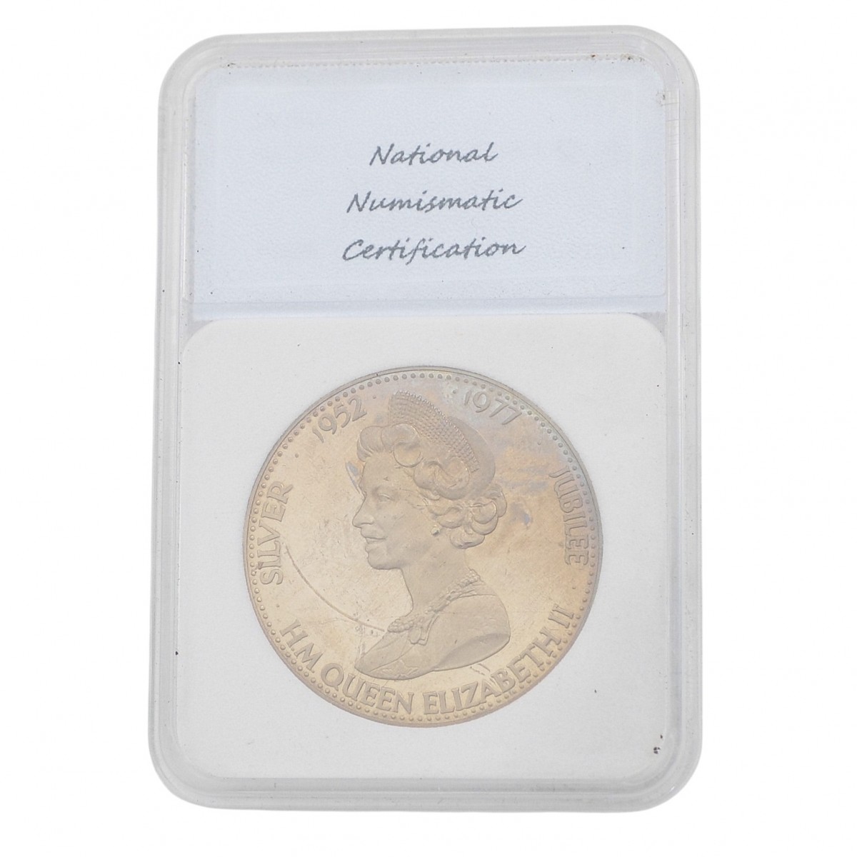 Medal commemorating the Silver jubilee of the reign of Queen Elizabeth II, 1977