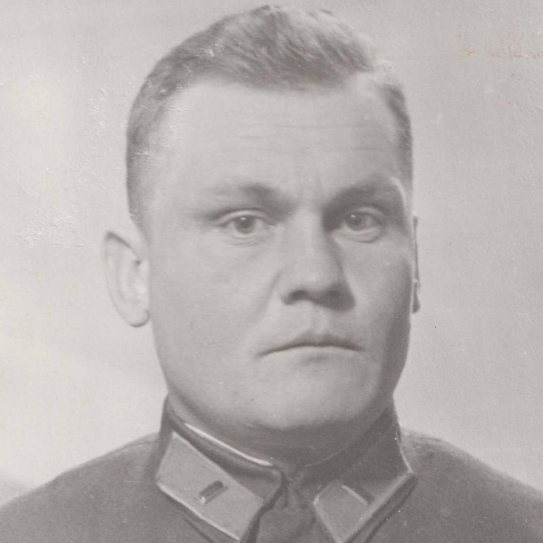 Photo of the Hero of the Soviet Union, Captain of the Red Army Air Force B.V. Biryukov