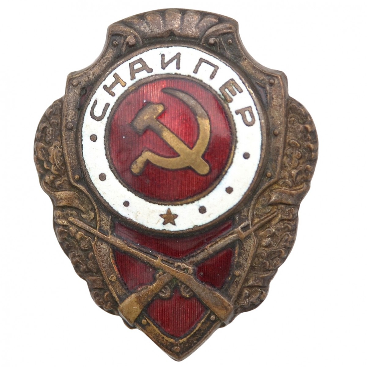 The "Sniper" badge of the 1942 model