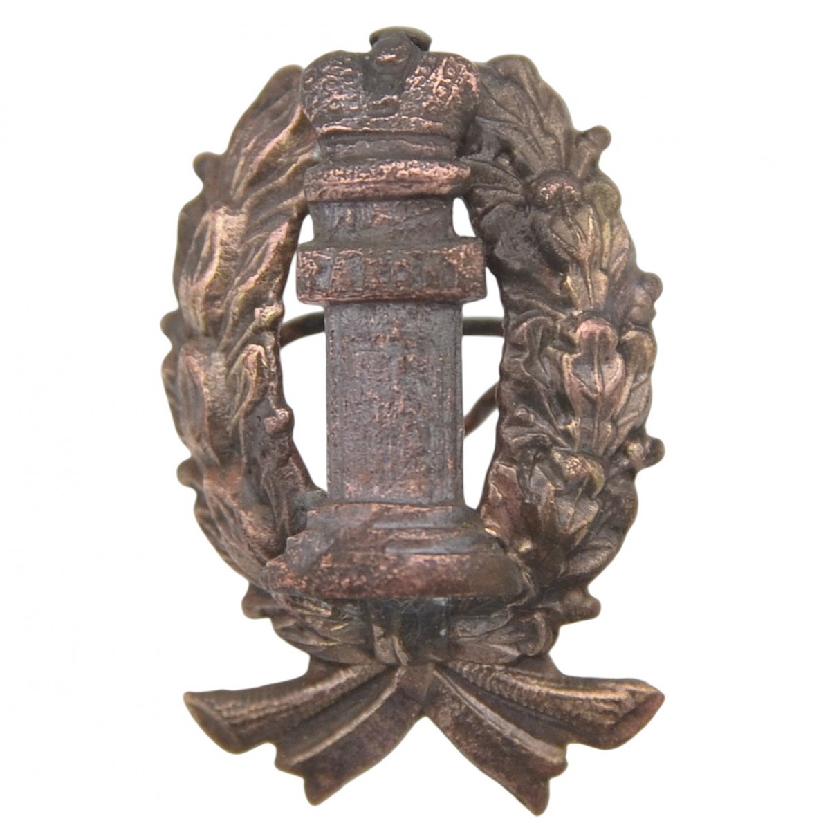 The lavalier badge "Law" of an official of the Ministry of Justice of the Russian Empire. 