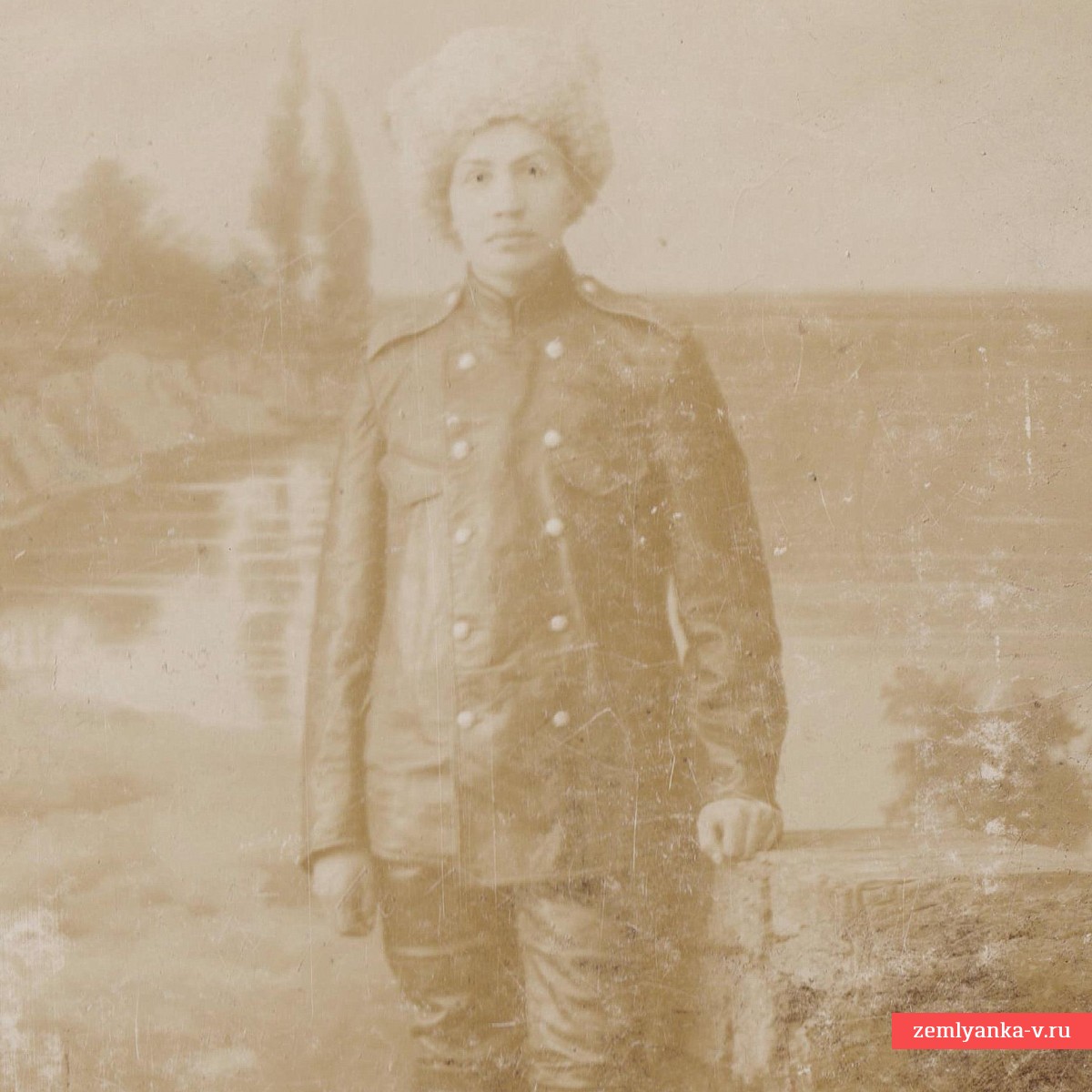 Photo of a girl in the uniform of the lower rank of automobile parts RIA