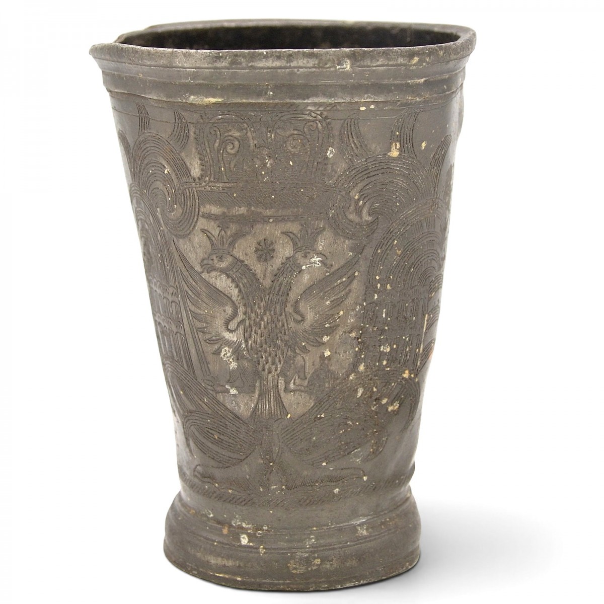 The "coronation" glass of Emperor Peter I, 1721