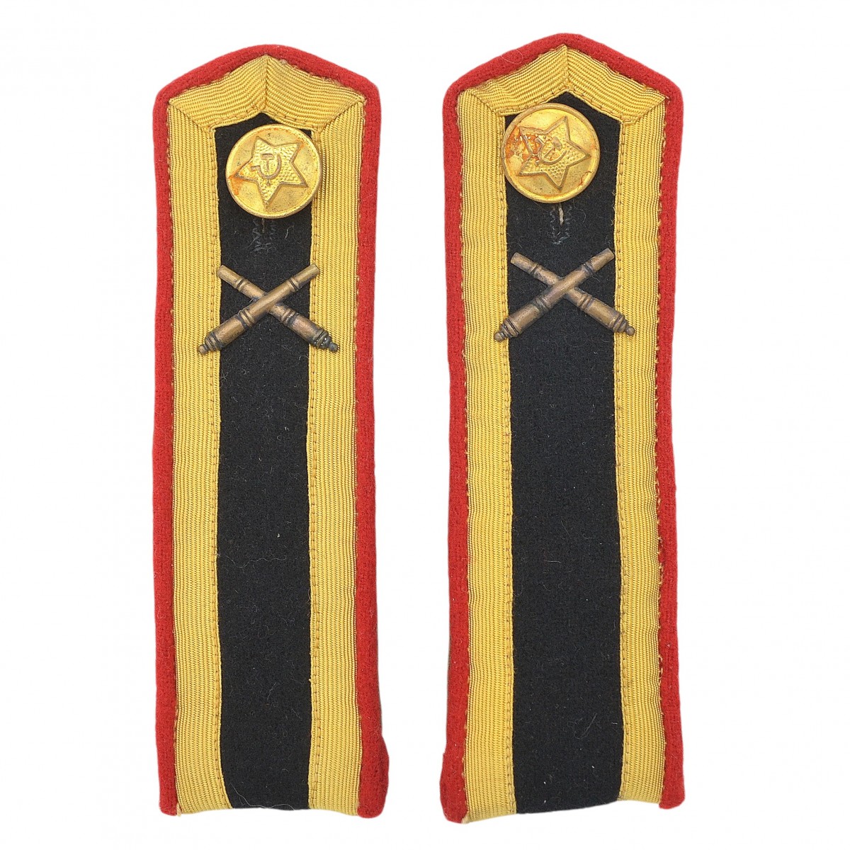 Shoulder straps of a cadet of the artillery special school of the Red Army in 1943