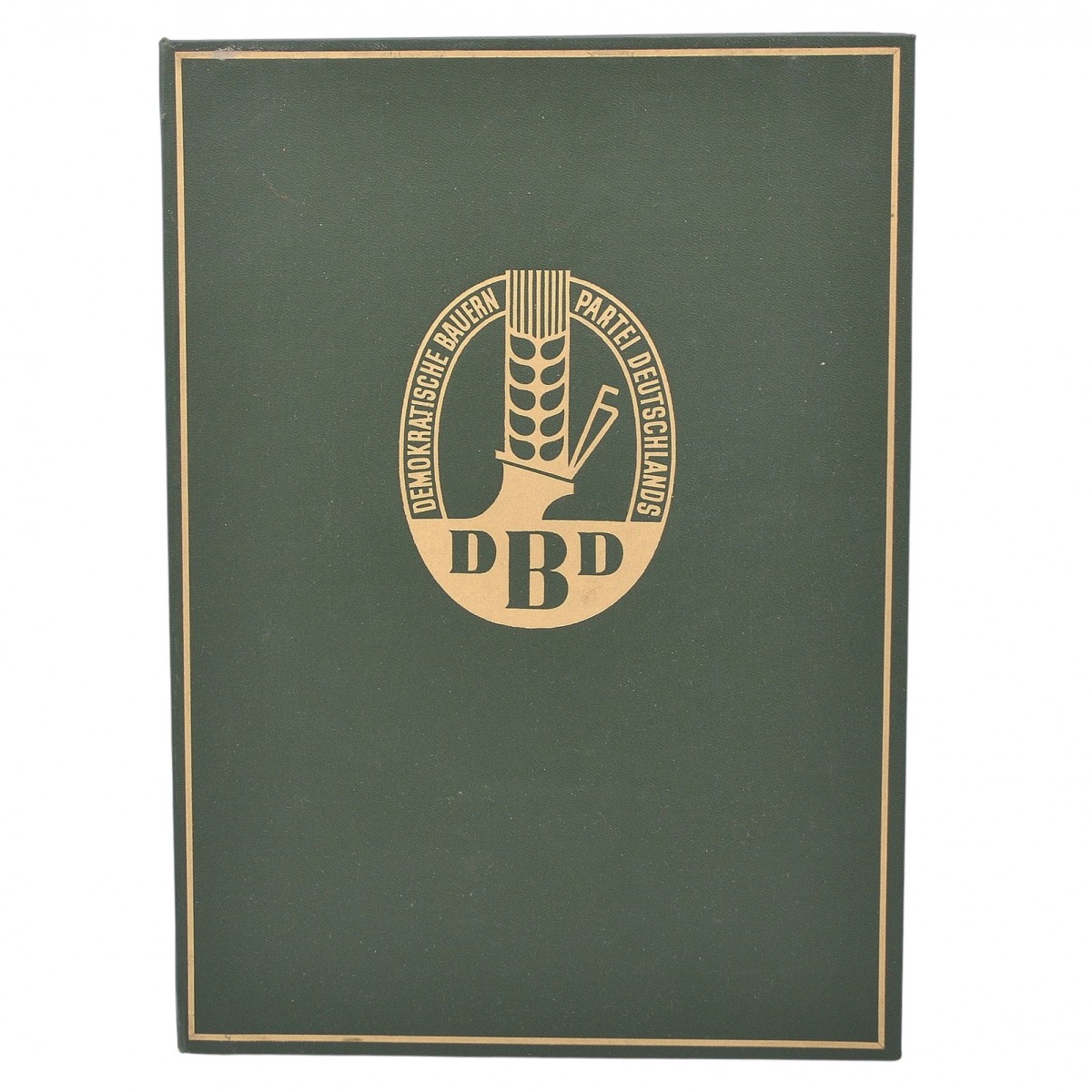Congratulatory folder addressed to the Soviet general from the GDR Broadcasting Committee