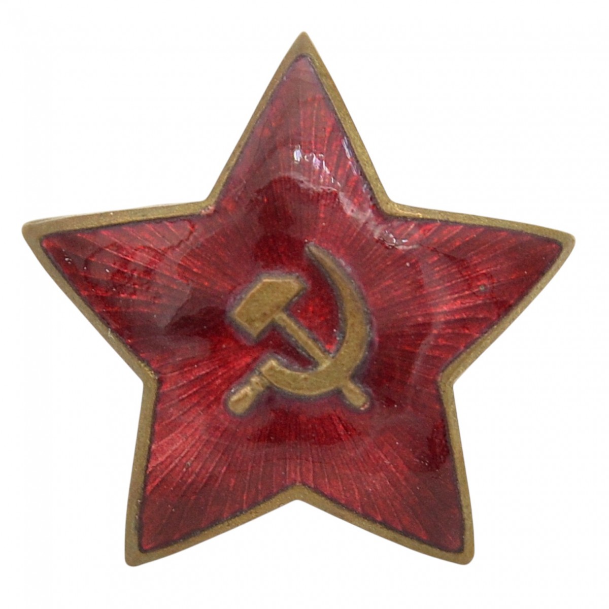 A rare star on a Red Army cap or budenovka