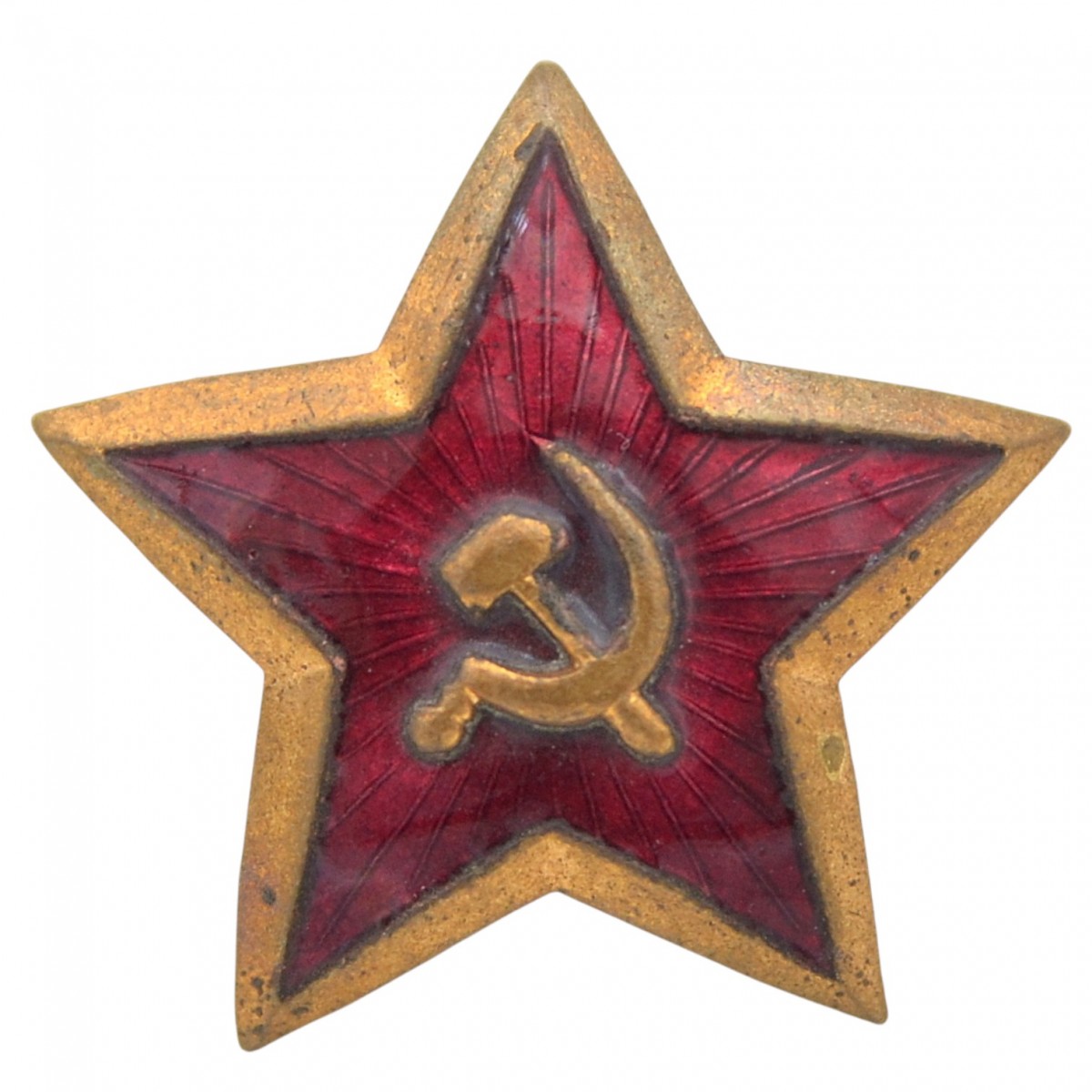 A rare star on a Red Army cap or budenovka