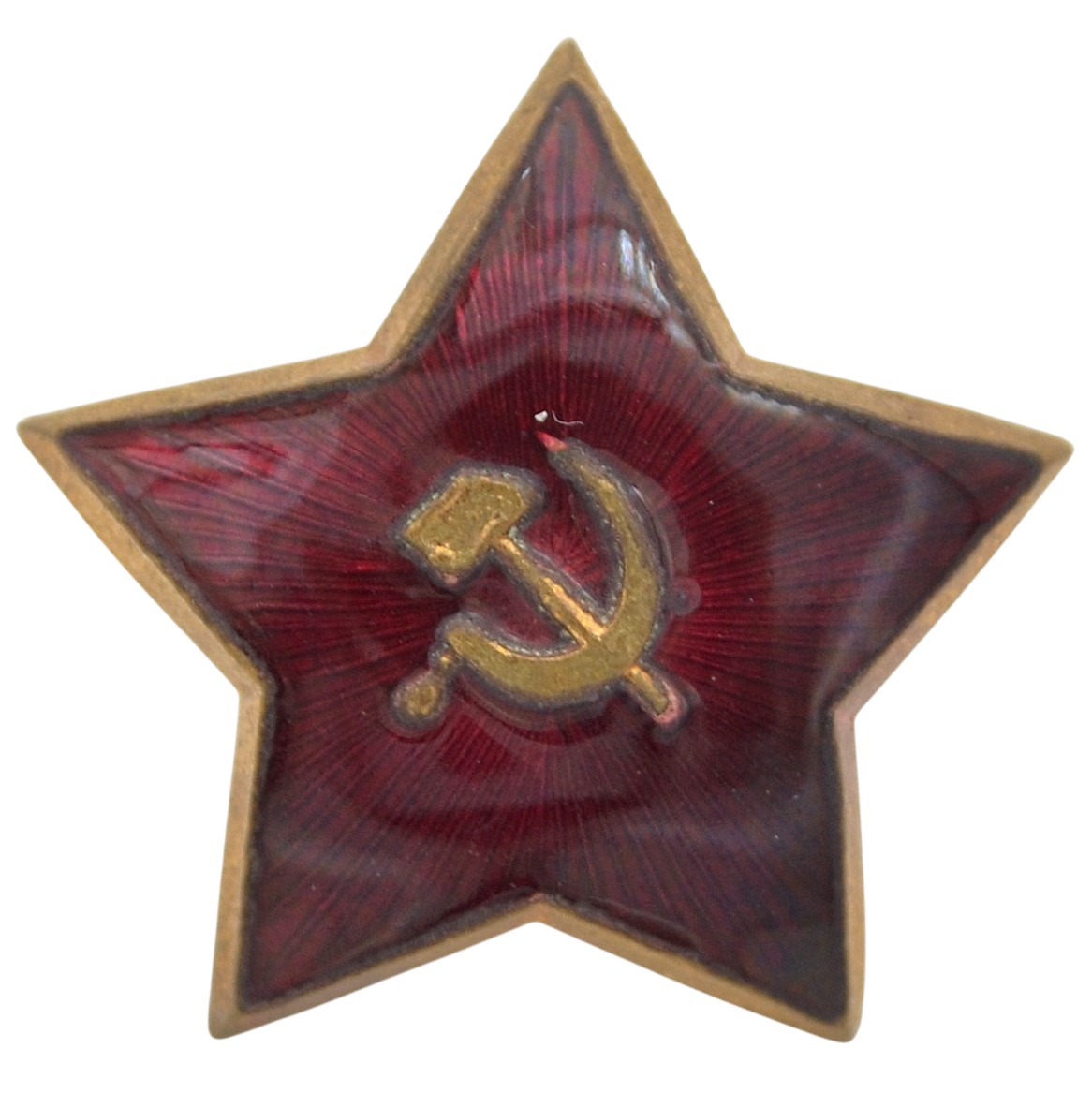 A rare star on a Red Army cap or budenovka