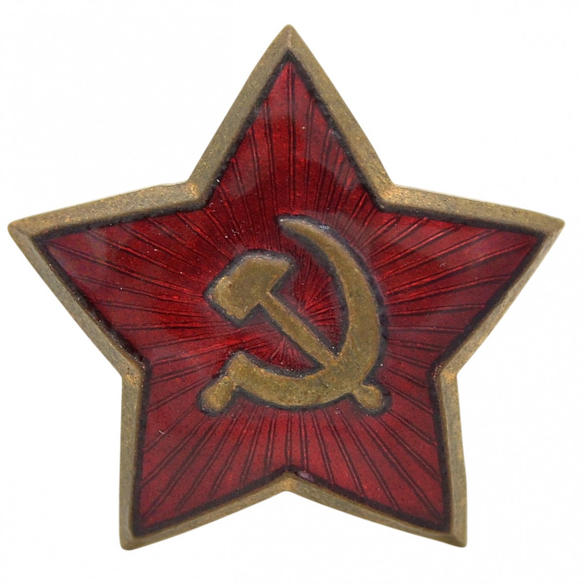 34-mm star on a Red Army cap or budenovka
