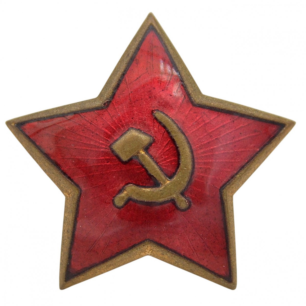 A rare star on a cap or cap, mod. 1940