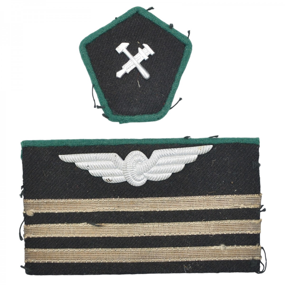 A set of shoulder insignia of the junior commanding staff of the Ministry of Internal Affairs of the USSR sample of 1963