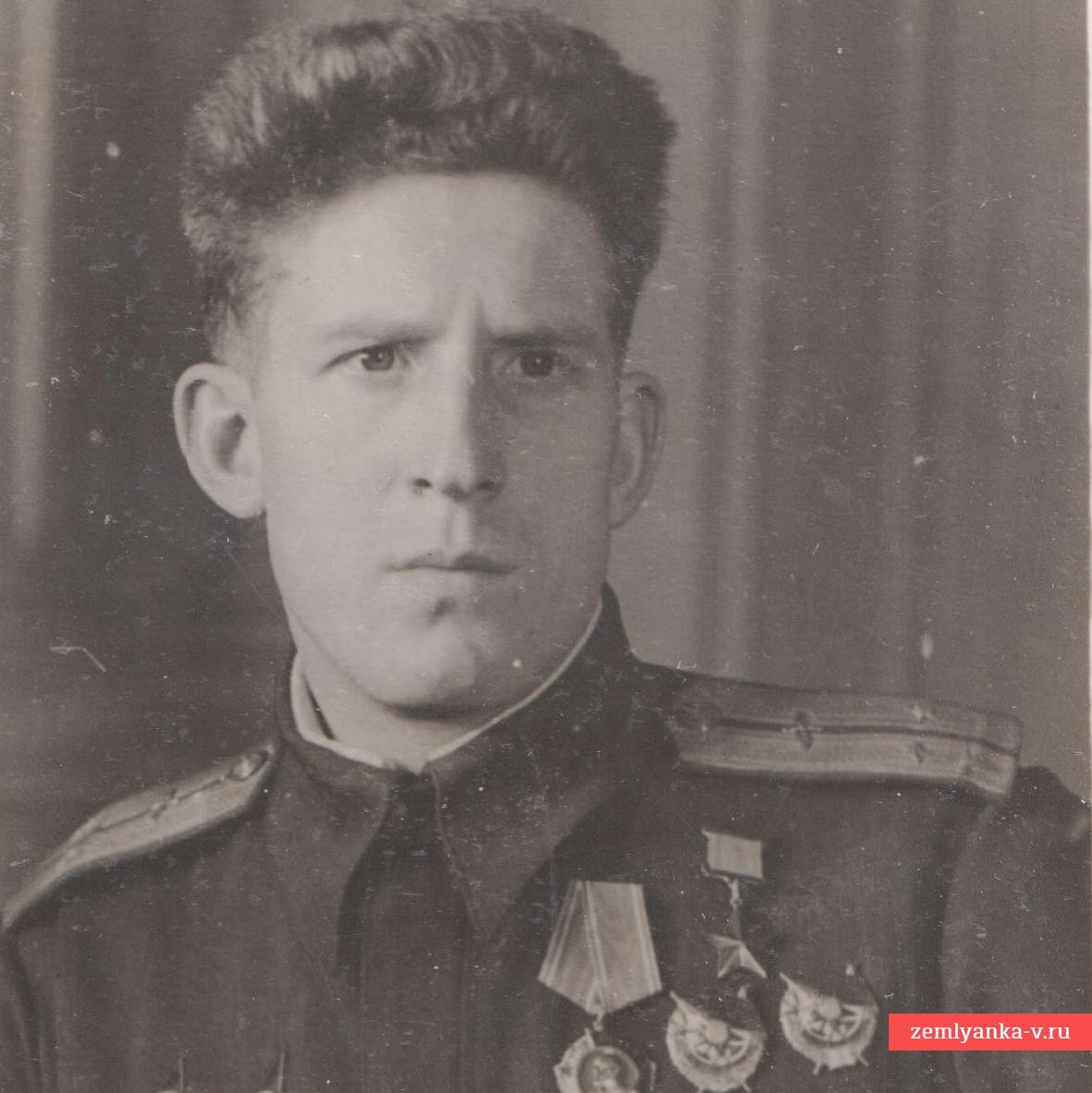Photo of Hero of the Soviet Union I.K. Somov