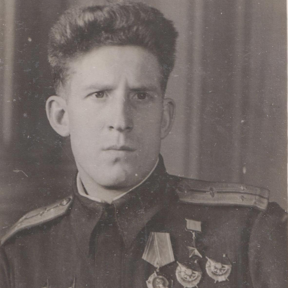 Photo of Hero of the Soviet Union I.K. Somov