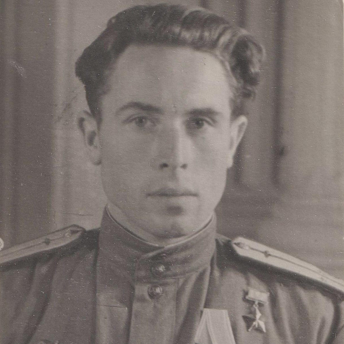 Photo of the Hero of the Soviet Union A.I. Mayorov