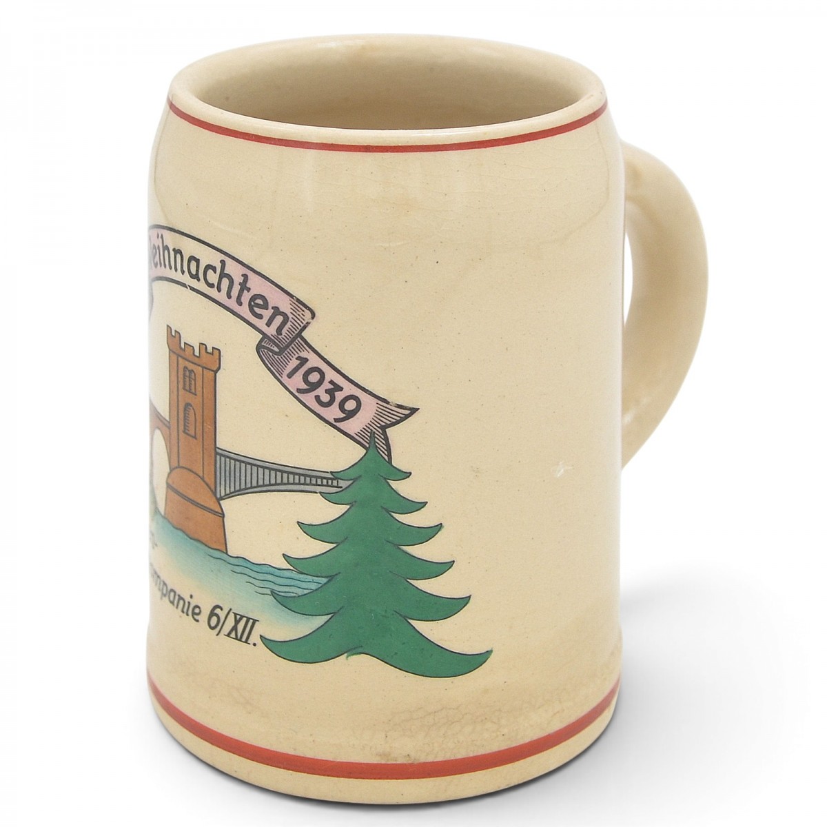 Beer mug of the Stalag VIIA prison camp, 1940 (4658)