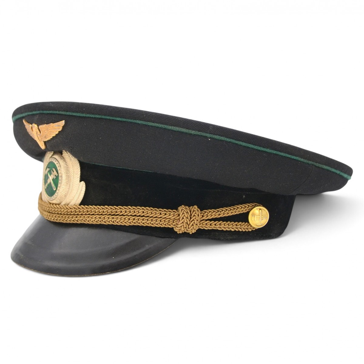 Official cap of the Soviet railroad worker
