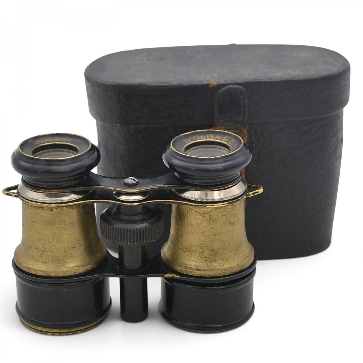 Travel binoculars of the company "F. Shvabe" (Moscow) in a trunk