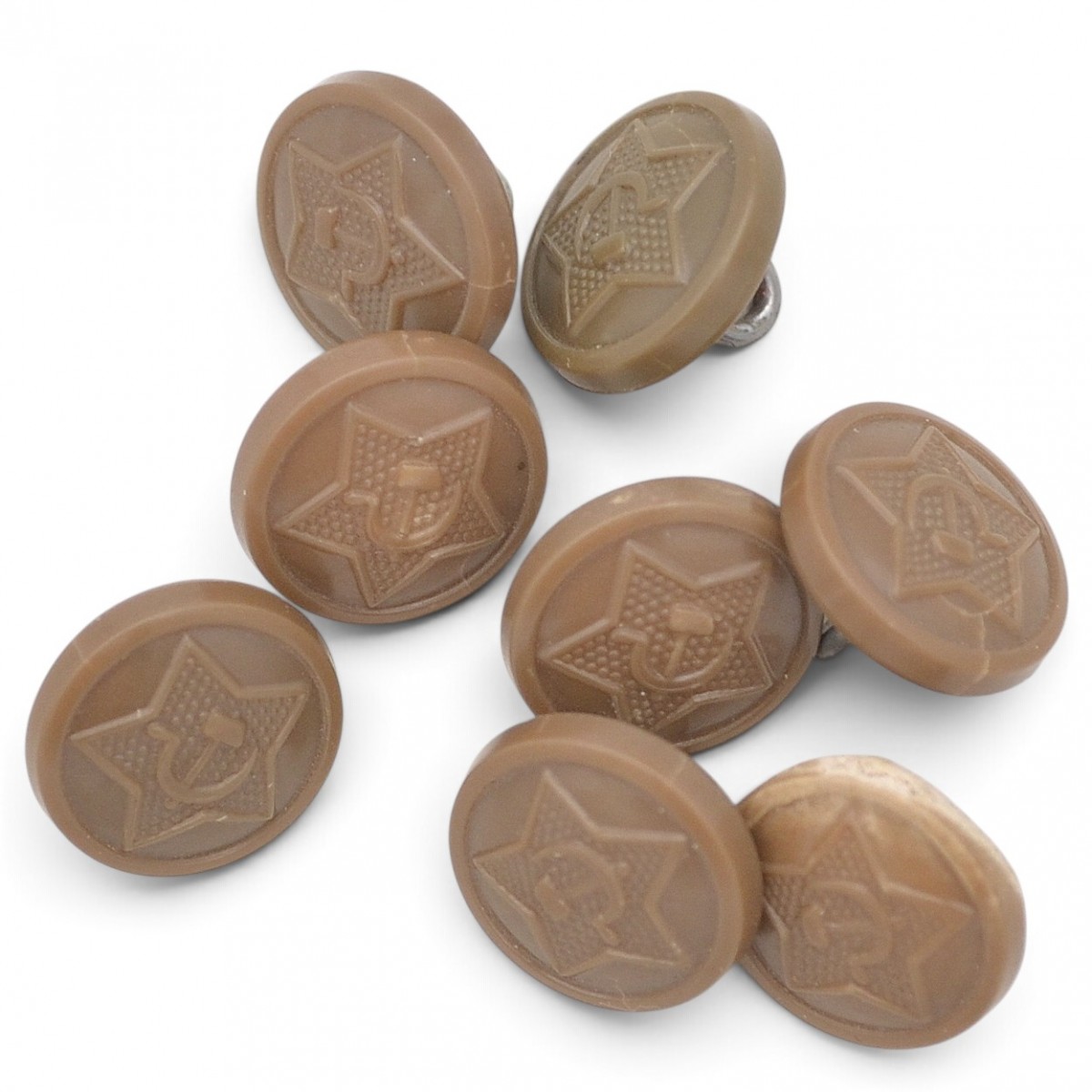 A set of Lend-Lease buttons for a Red Army tunic mod. 1943