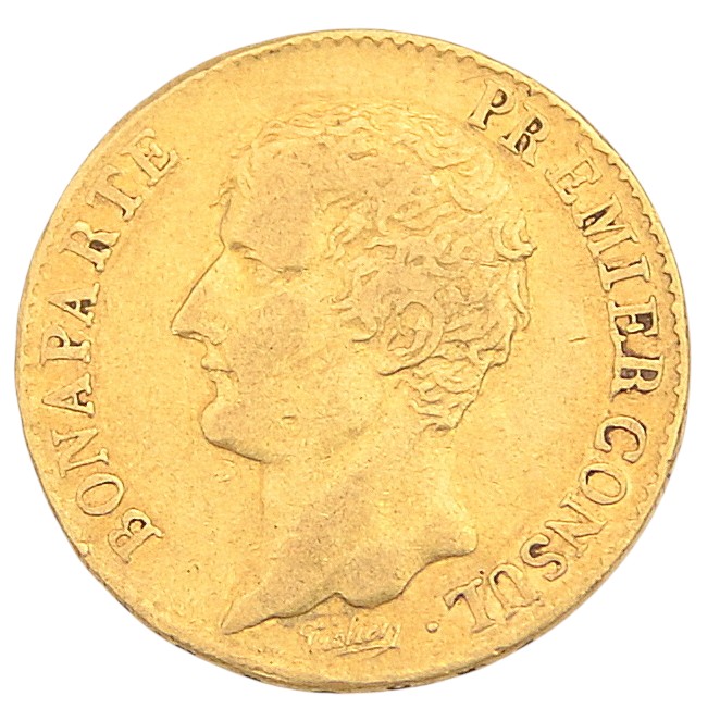Coin of 20 francs of the 12th year of the Republic (AN 12)