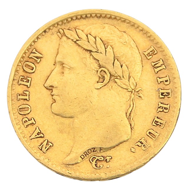 A 20-franc coin from 1807