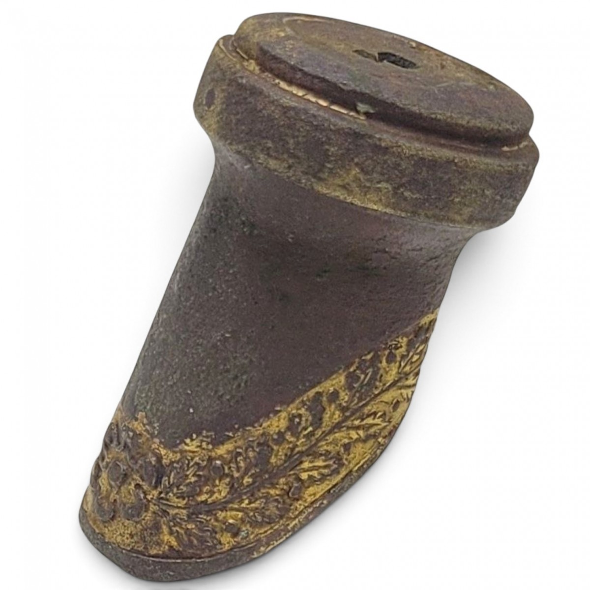  The pommel of the Russian officer's saber, model 1865, the Anninsky weapon 