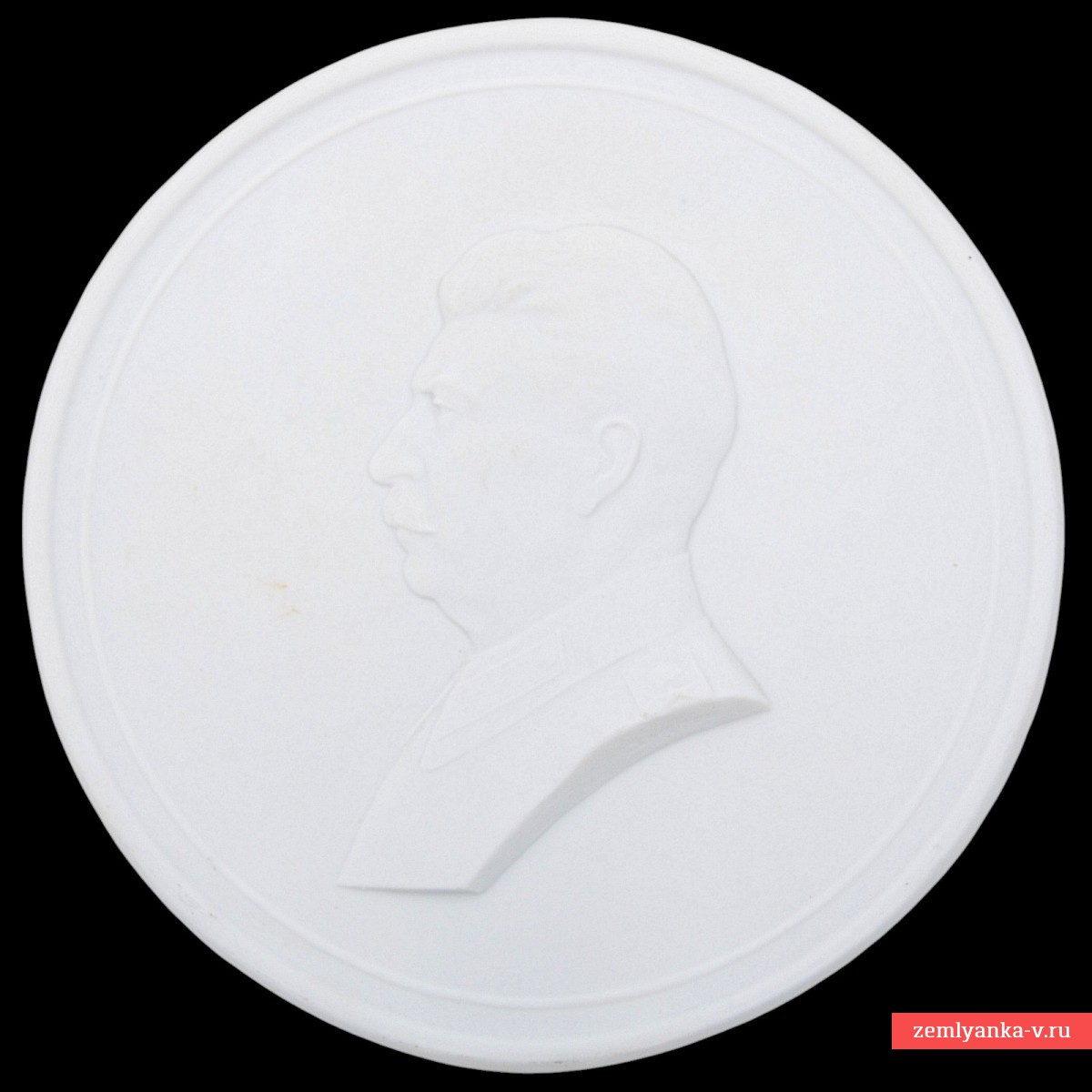 Wall poster with the profile of I.V. Stalin