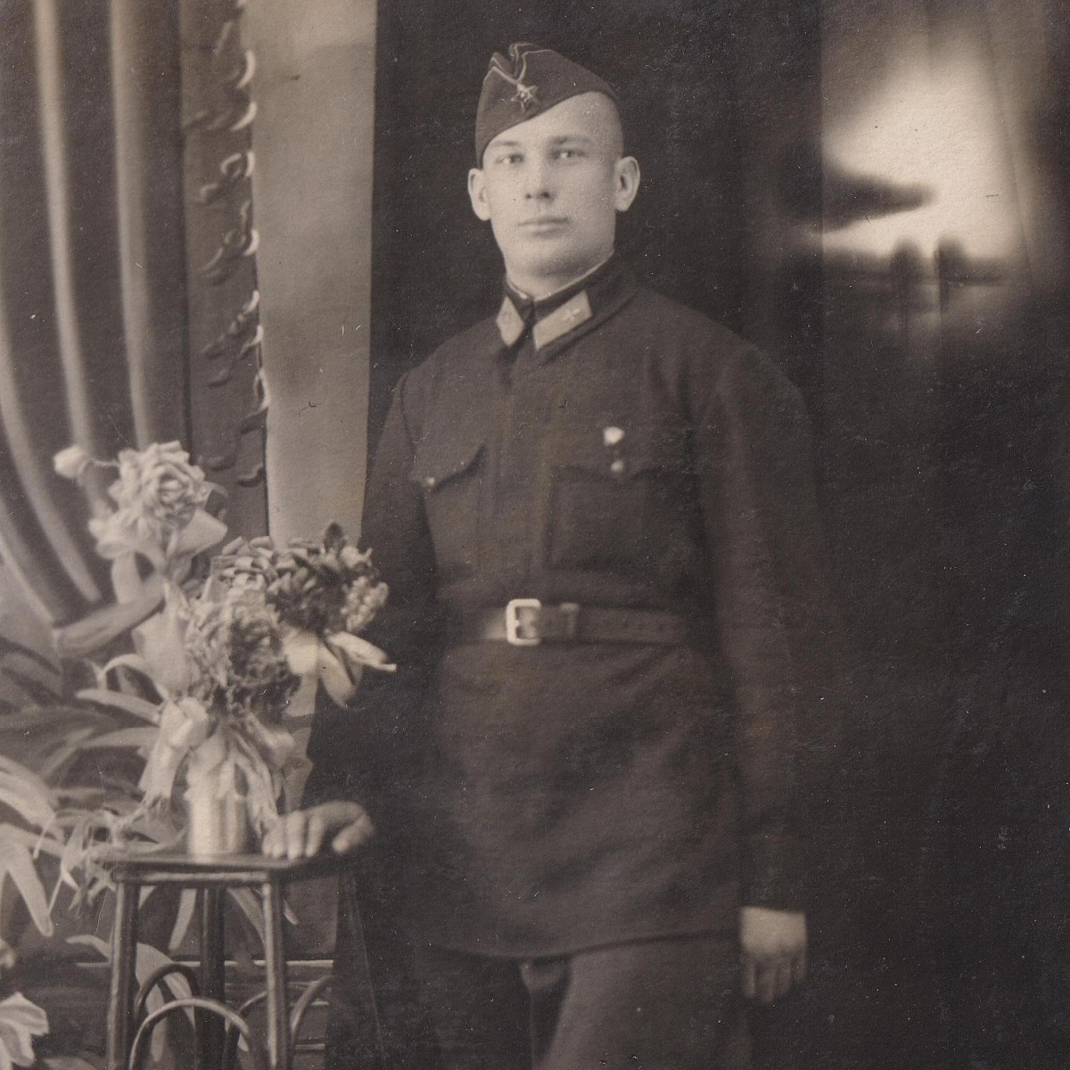 Photo of a cadet of the Red Army flight College