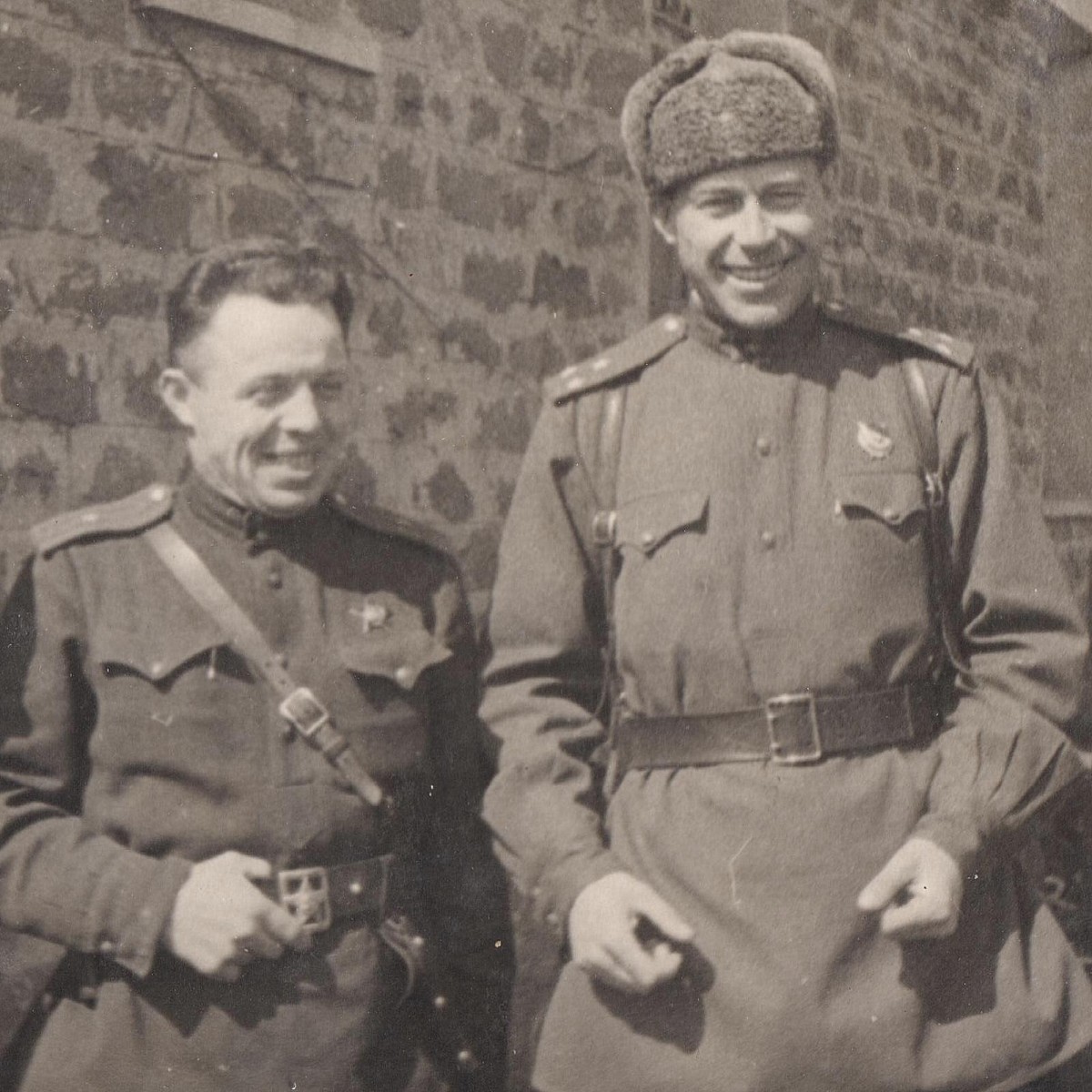 Photos of senior Red Army officers with military awards