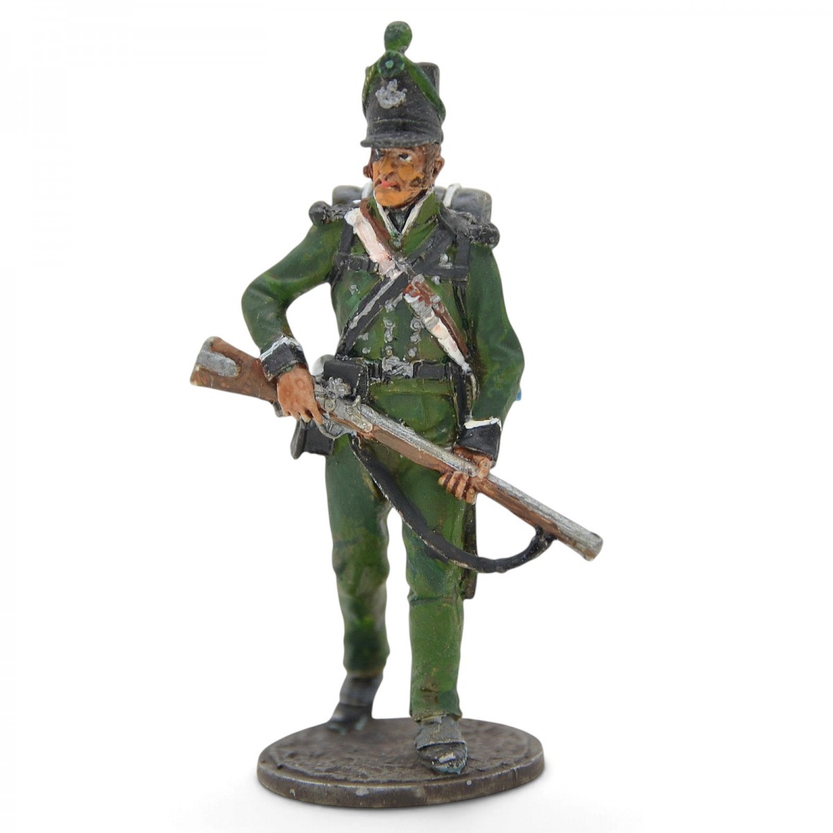 The tin soldier "English rifleman of the 95th Infantry Regiment 1808-1814"