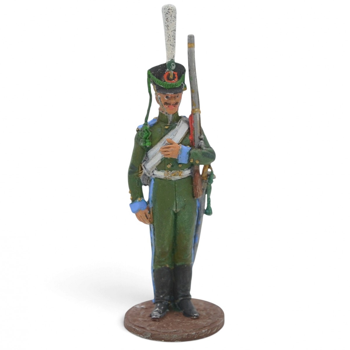 The tin soldier "Private of the Nezhinsky cavalry Chasseur regiment, 1812"
