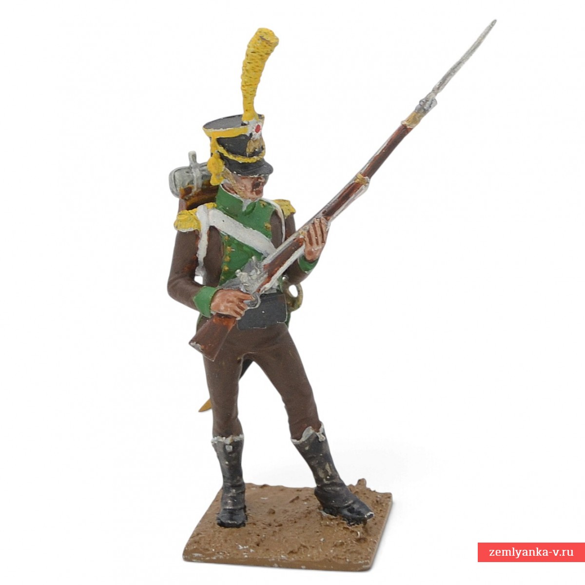 The tin soldier "Voltigeur of the Corsican Infantry Regiment, 1809"
